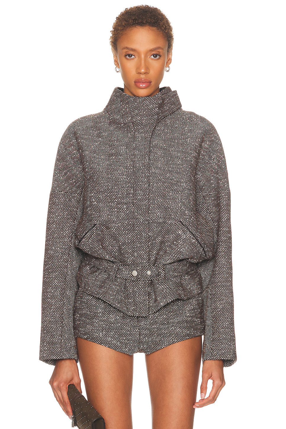 Contrast Aviator Jacket