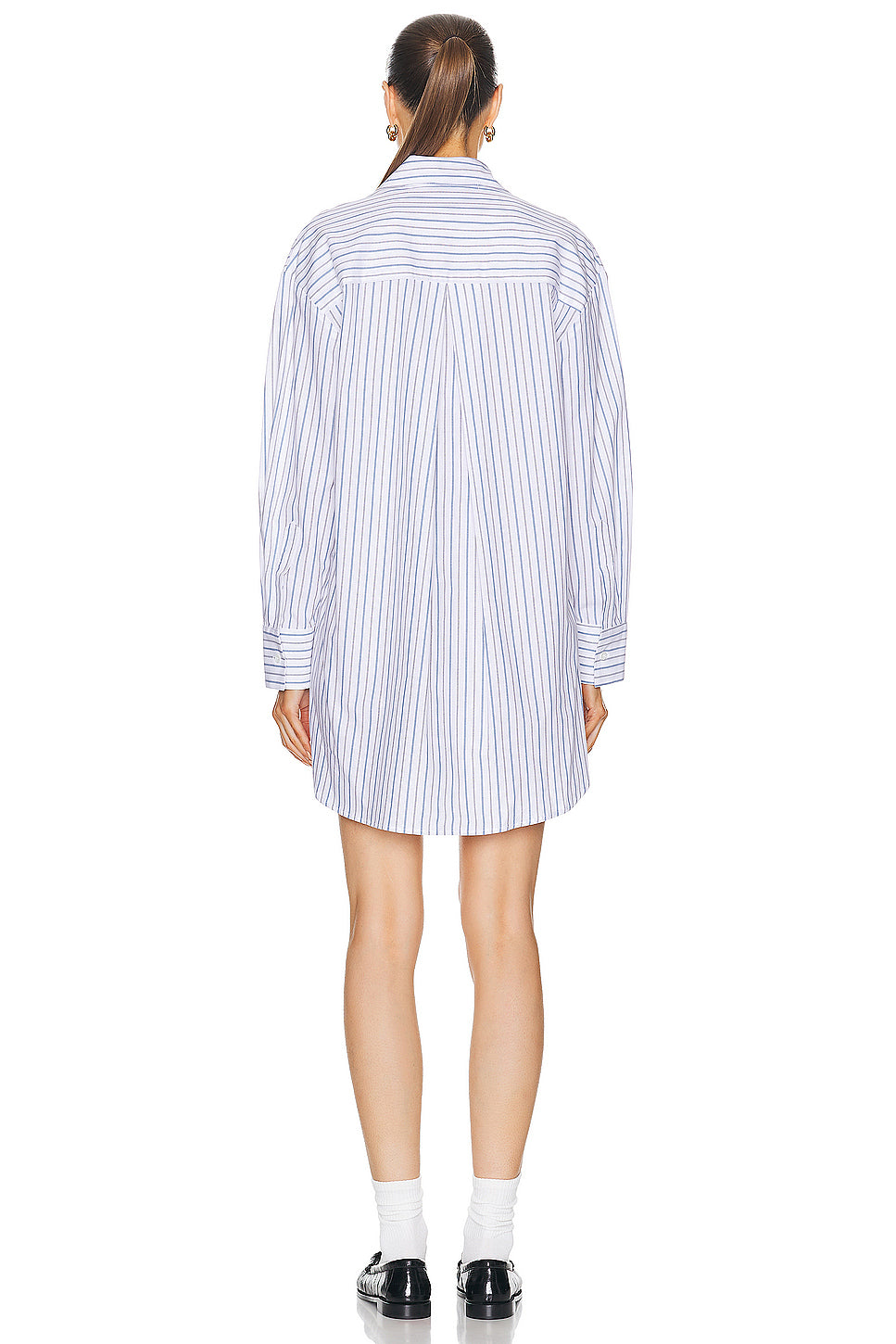 Poplin Mini Shirt Dress