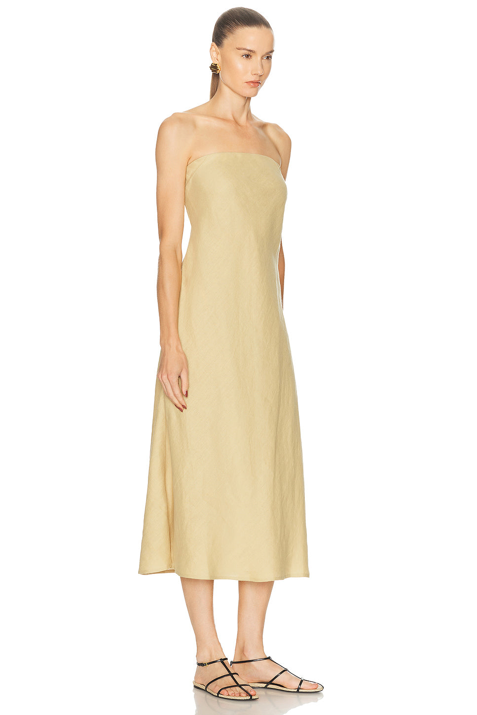 Linen Bias Dress