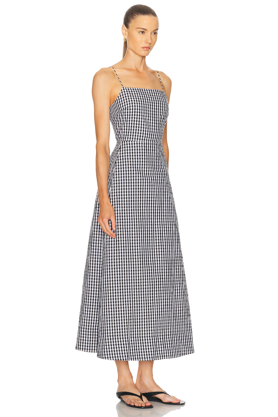 Textured Gingham Dress