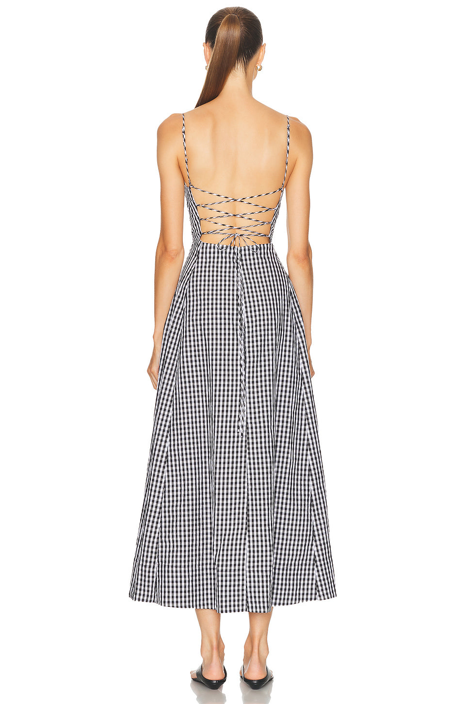 Textured Gingham Dress