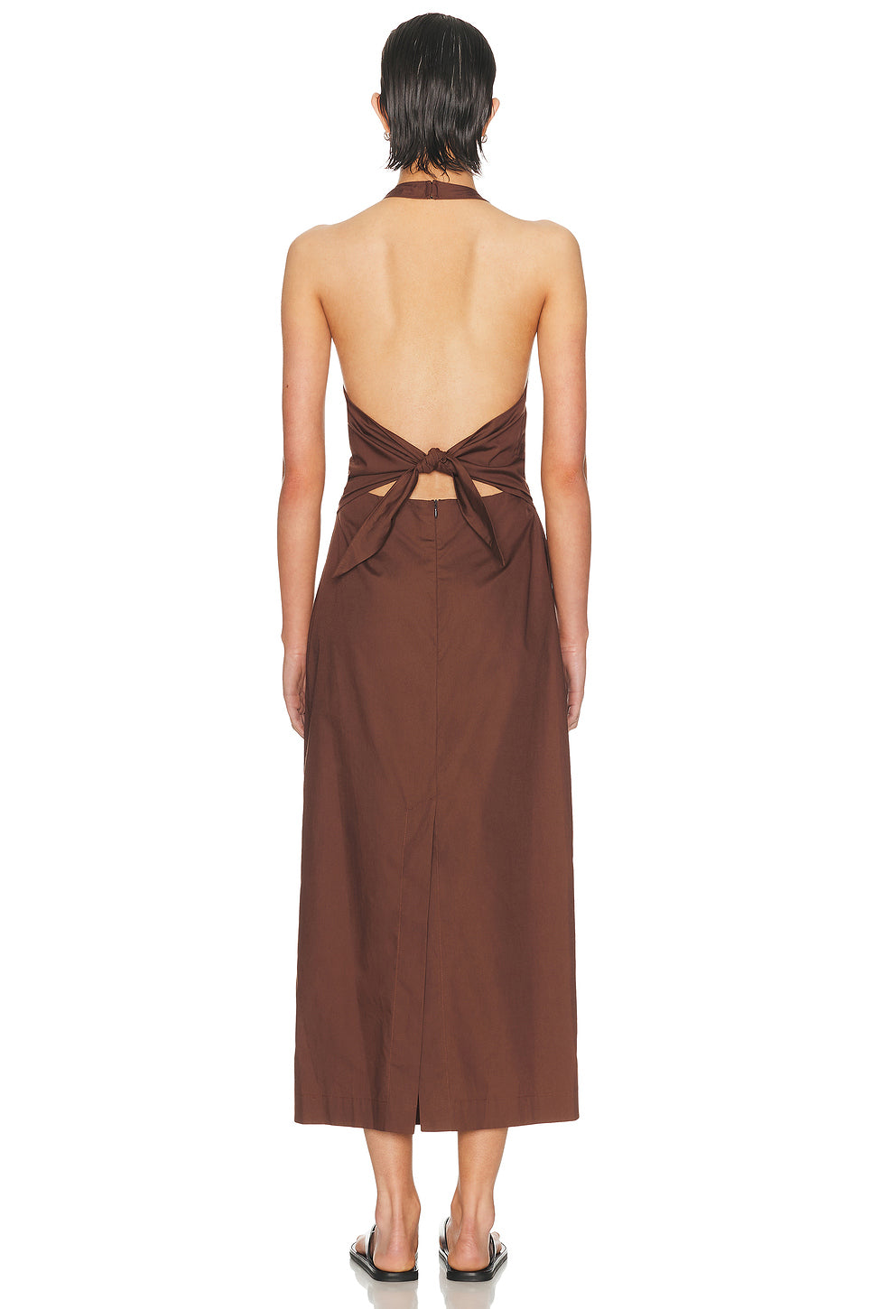 Poplin Halter Dress