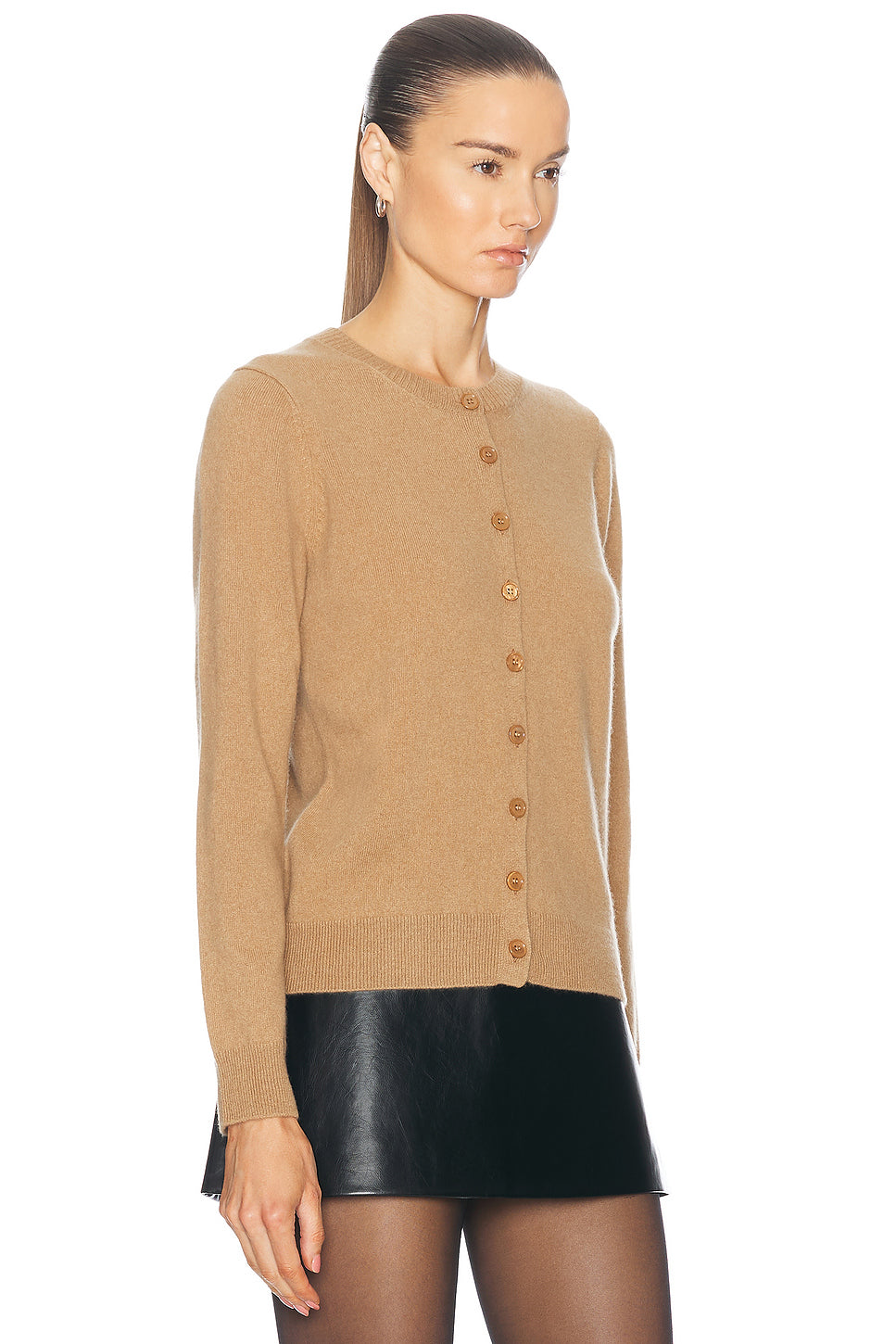 Cashmere Fitted Cardigan