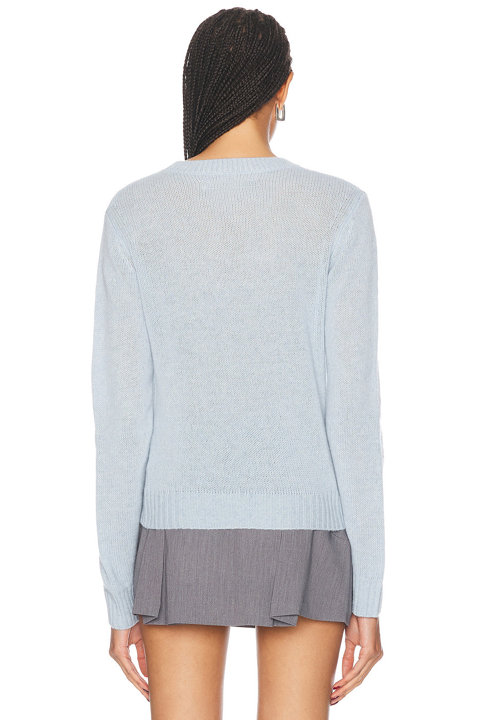 Cashmere Easy Long Sleeve Crewneck Sweater