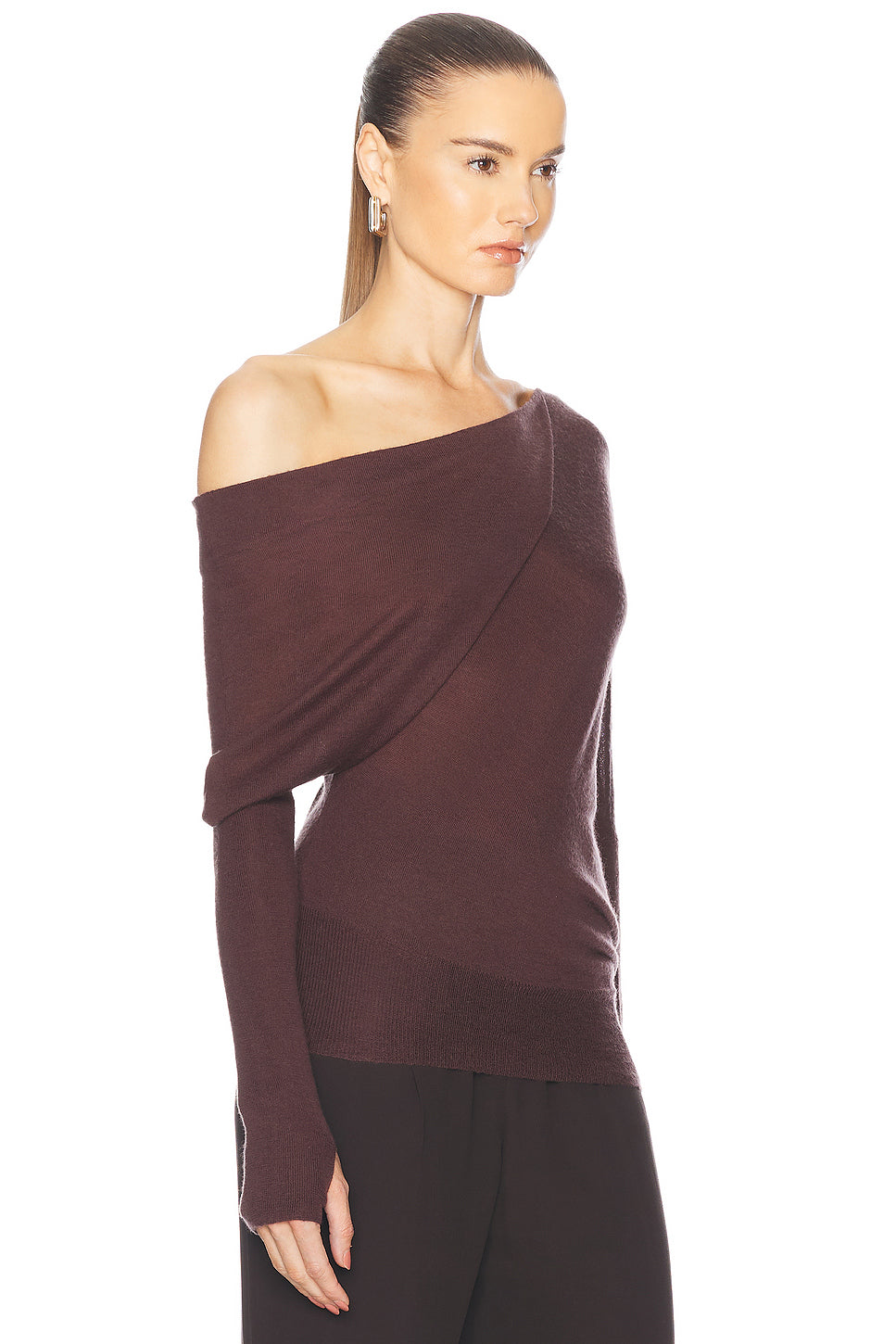 Tissue Cashmere Slouch Sweater