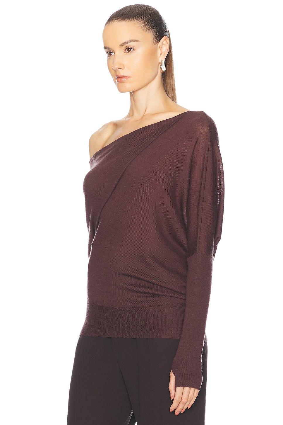 Tissue Cashmere Slouch Sweater