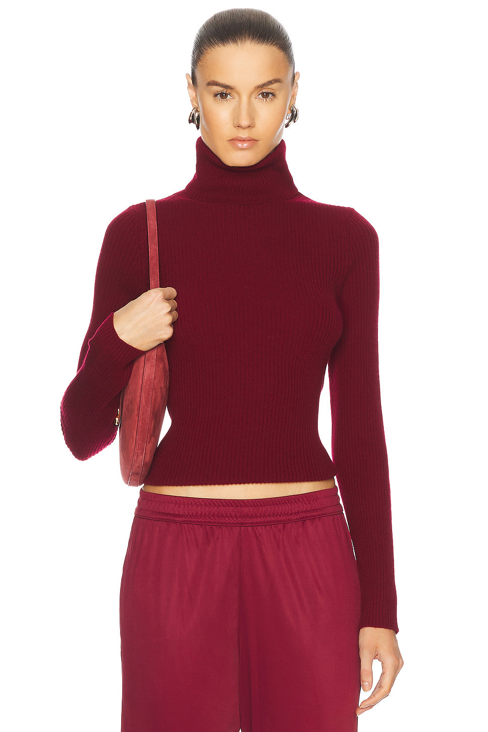 Rib Turtleneck Sweater