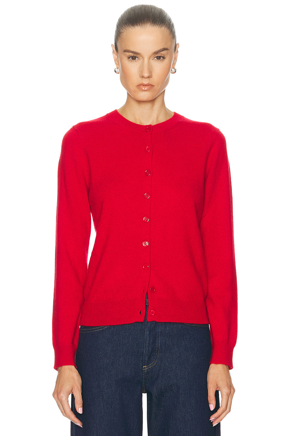 Cashmere Fitted Cardigan