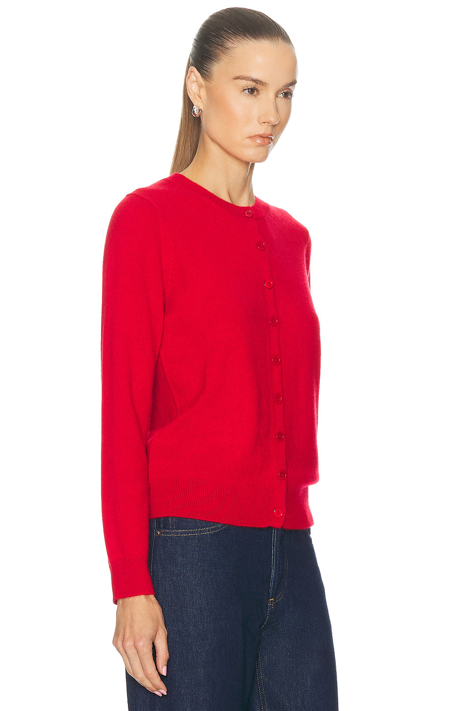 Cashmere Fitted Cardigan