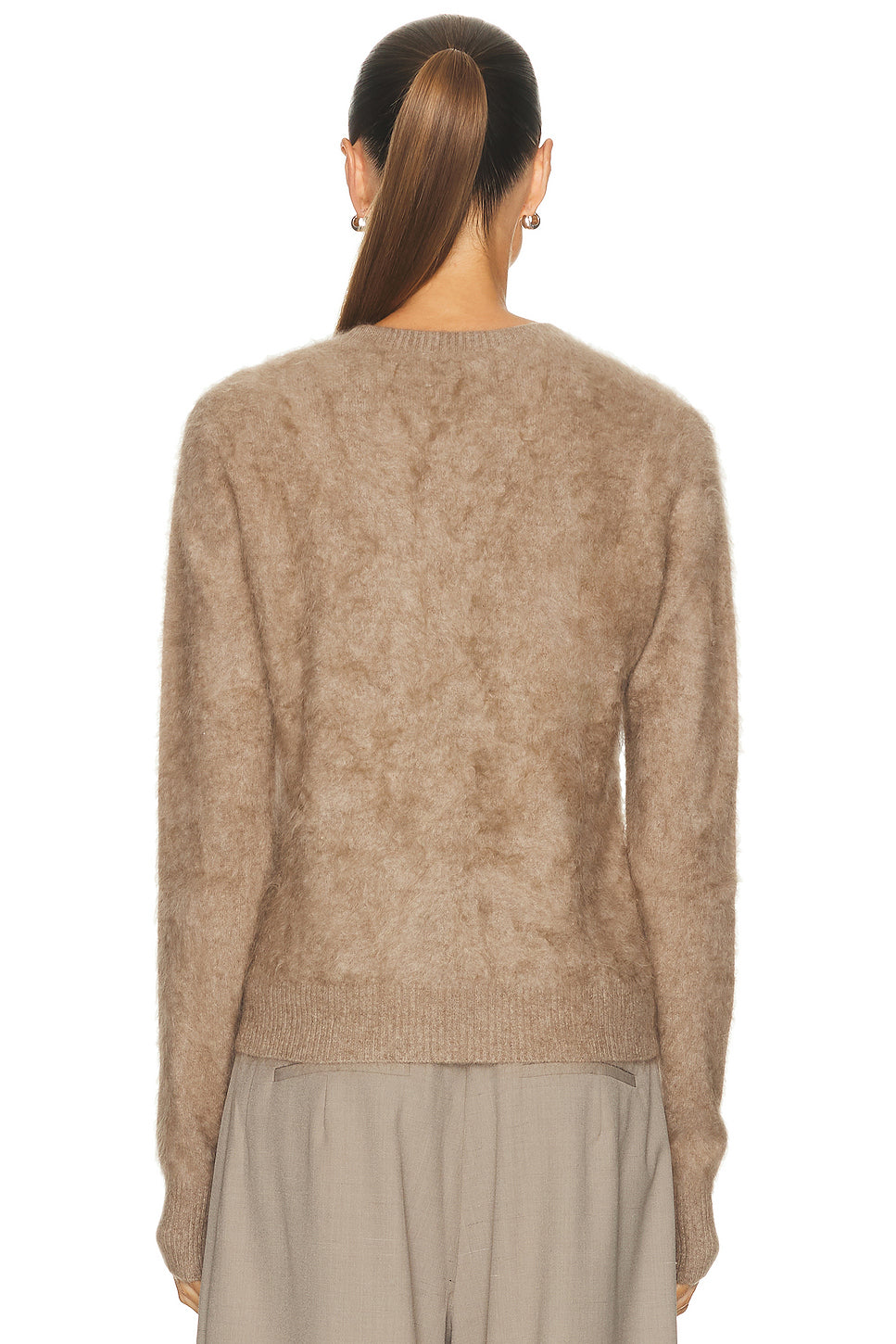 Longhair Cashmere Easy Crewneck Sweater