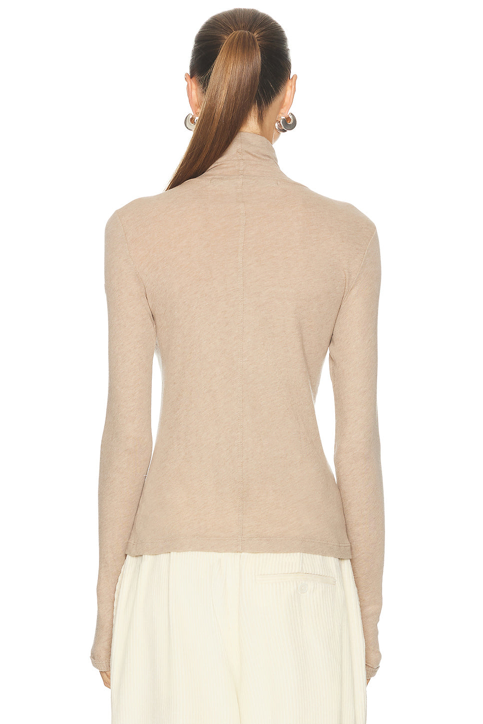 Cashmere Jersey New Classic Turtleneck Sweater