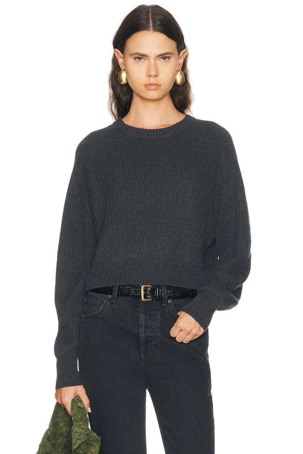 Cotton Cashmere Raglan Sweater
