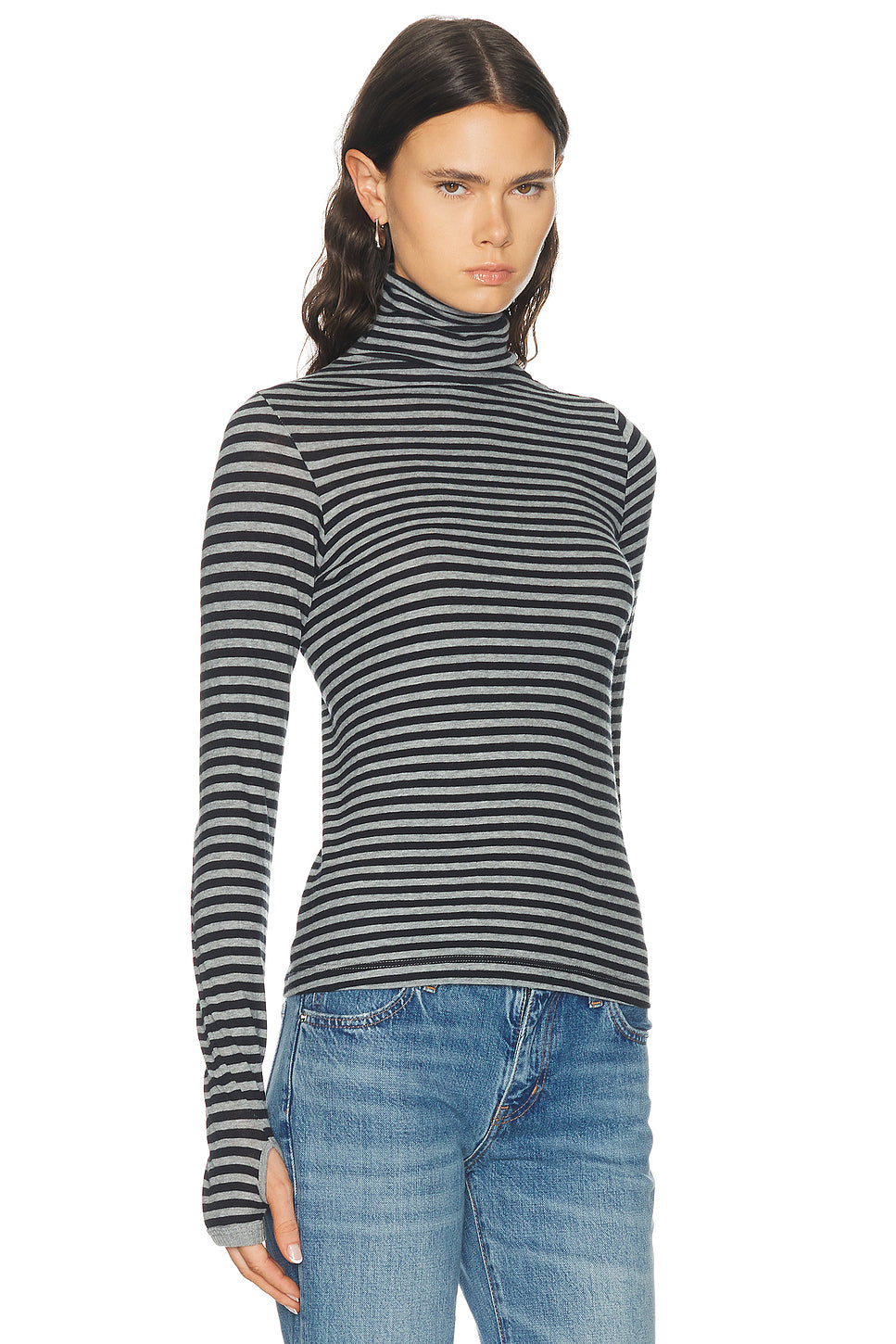 Cashmere Jersey New Classic Turtleneck Sweater