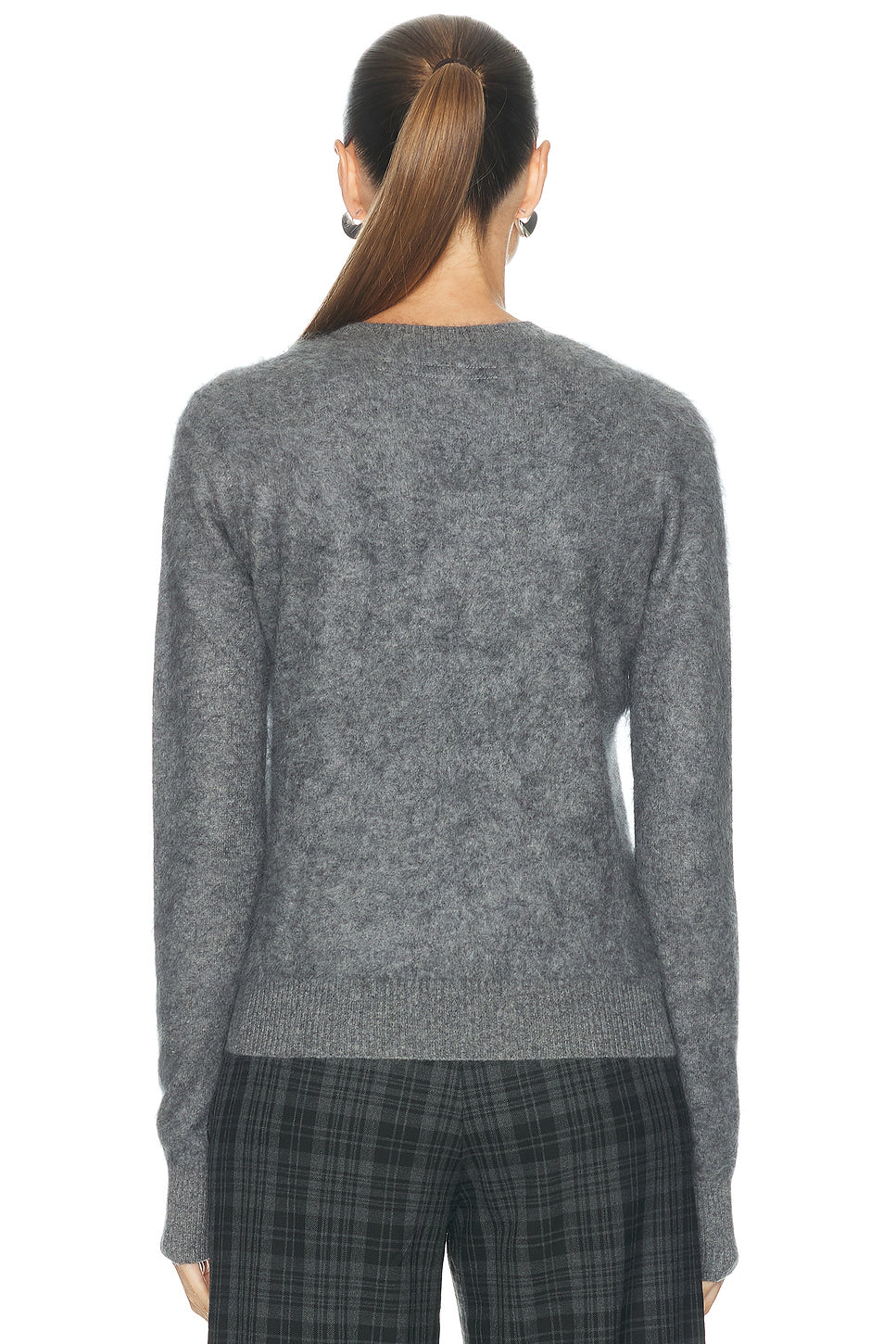 Mink Wash Cashmere Easy Crewneck Sweater