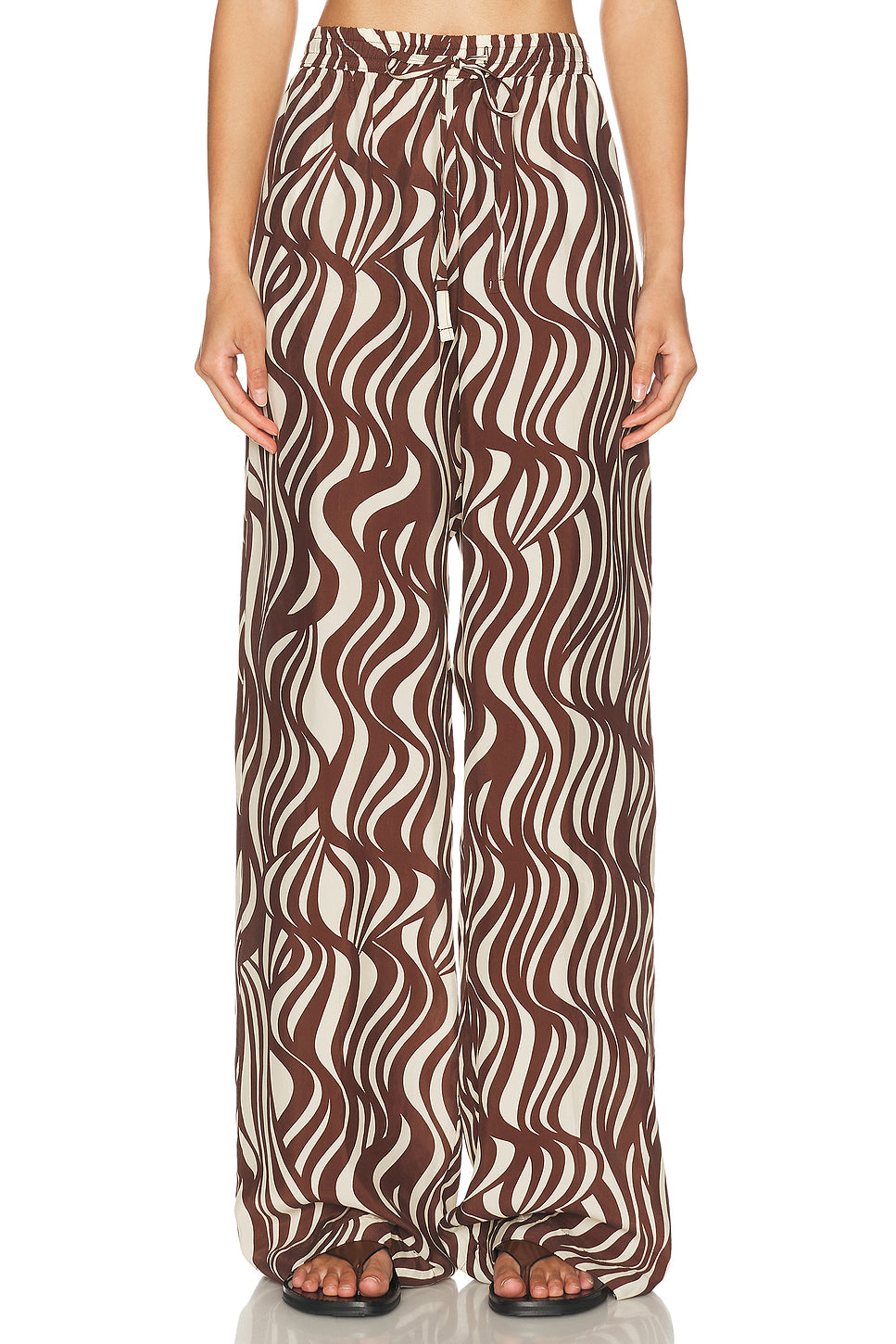 Wave Print Resort Pant