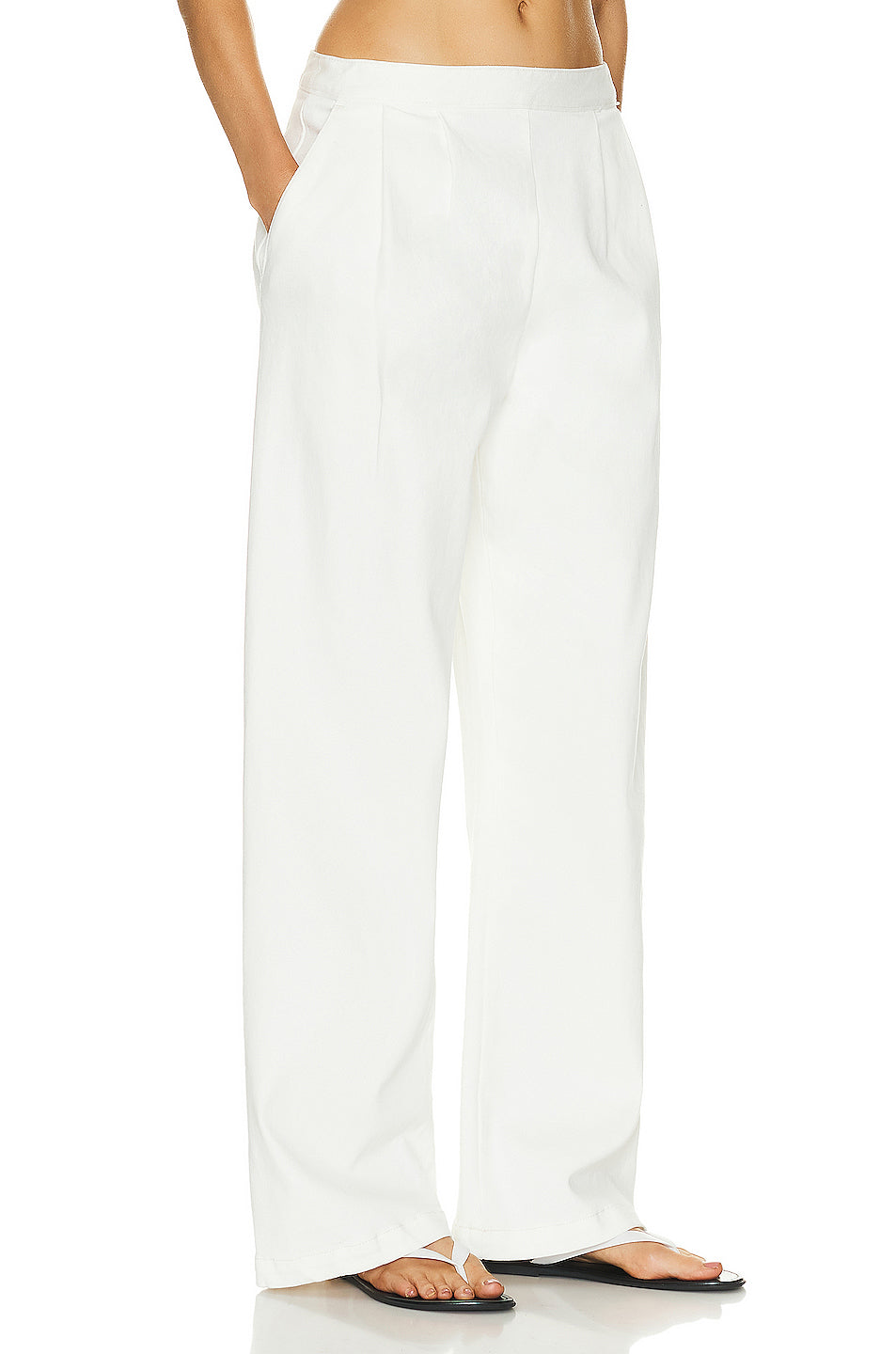 Soft Touch Pleated Wide Leg Pant