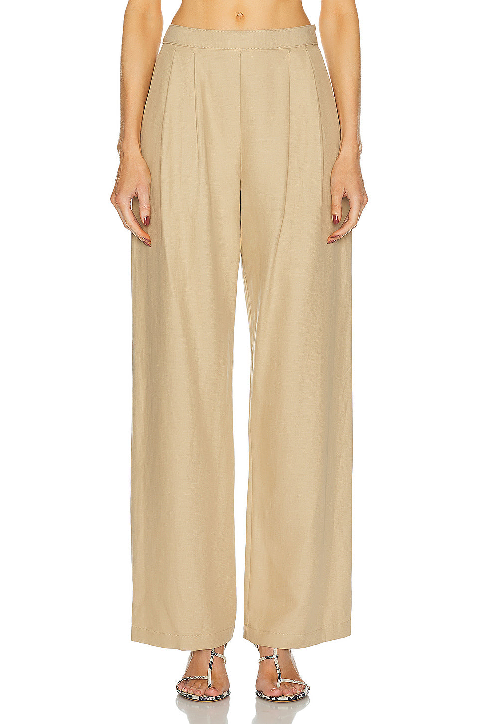 Twill Pleated Pant