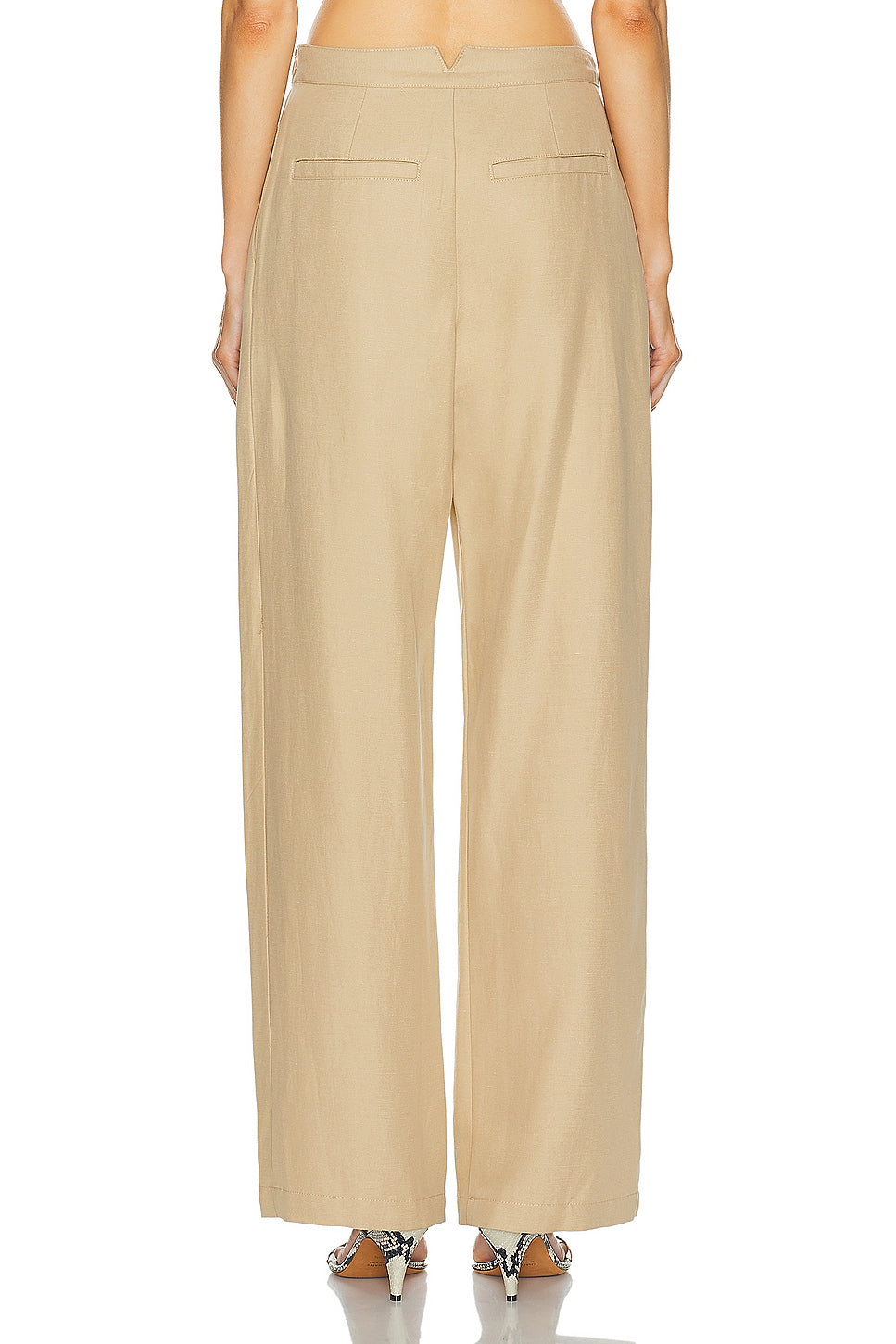 Twill Pleated Pant