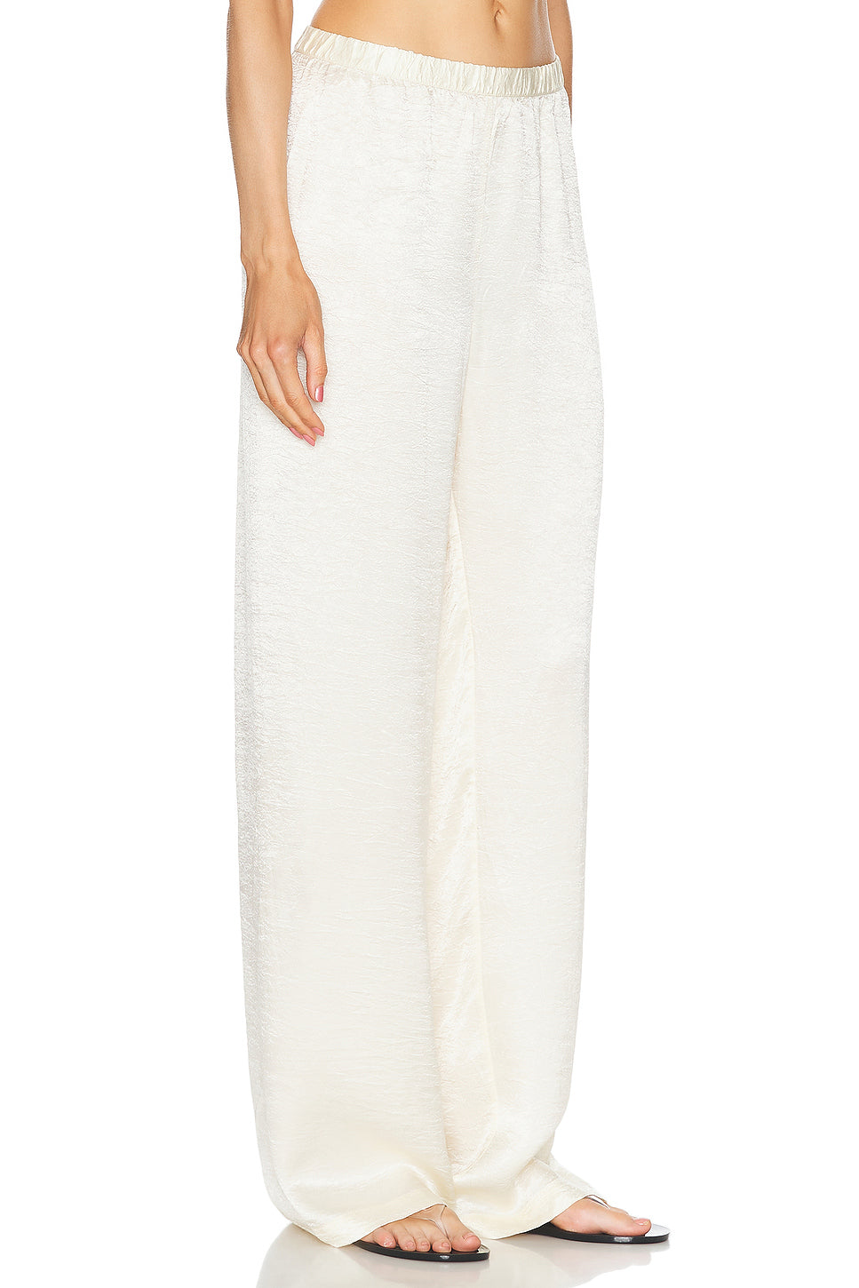 Textured Satin Pant