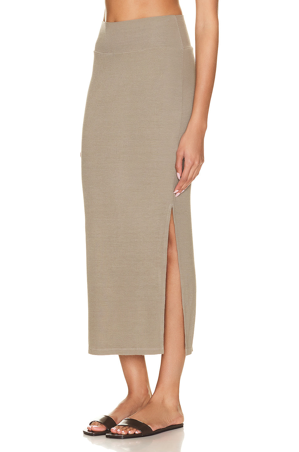 Stretch Silk Knit Essential Skirt