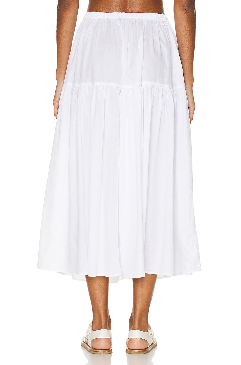 Cool Cotton Tiered Maxi Skirt