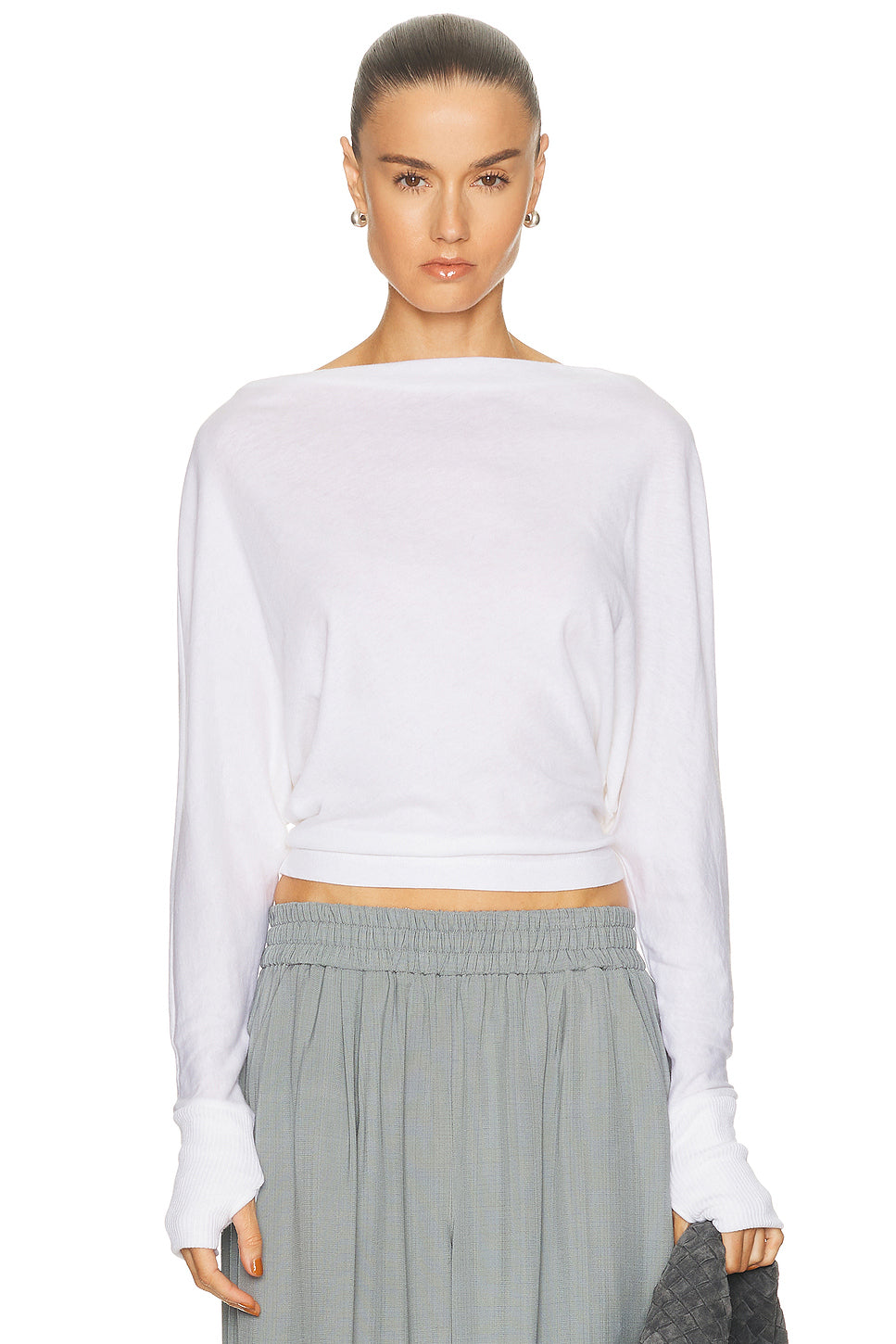 Cashmere Jersey Dolman Top
