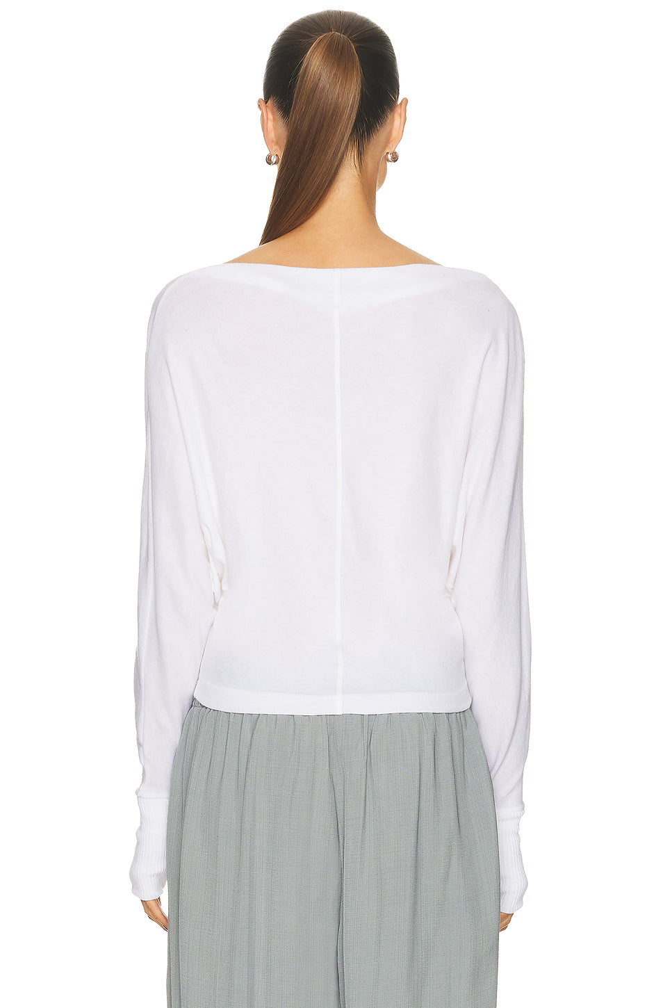 Cashmere Jersey Dolman Top