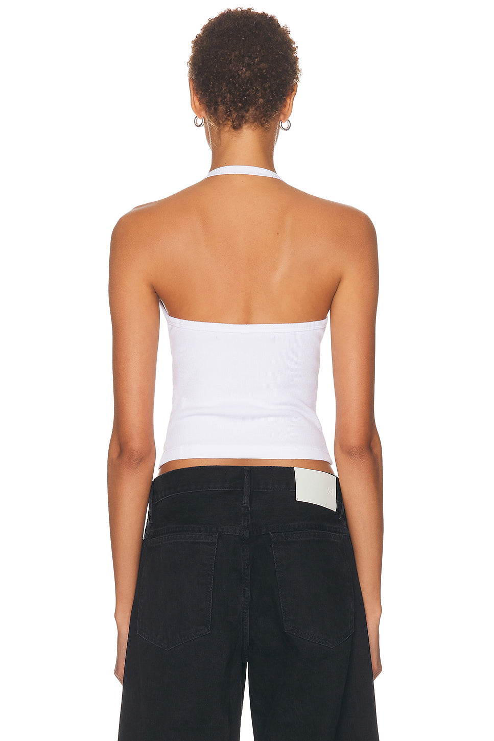 Cotton Rib Halter Top