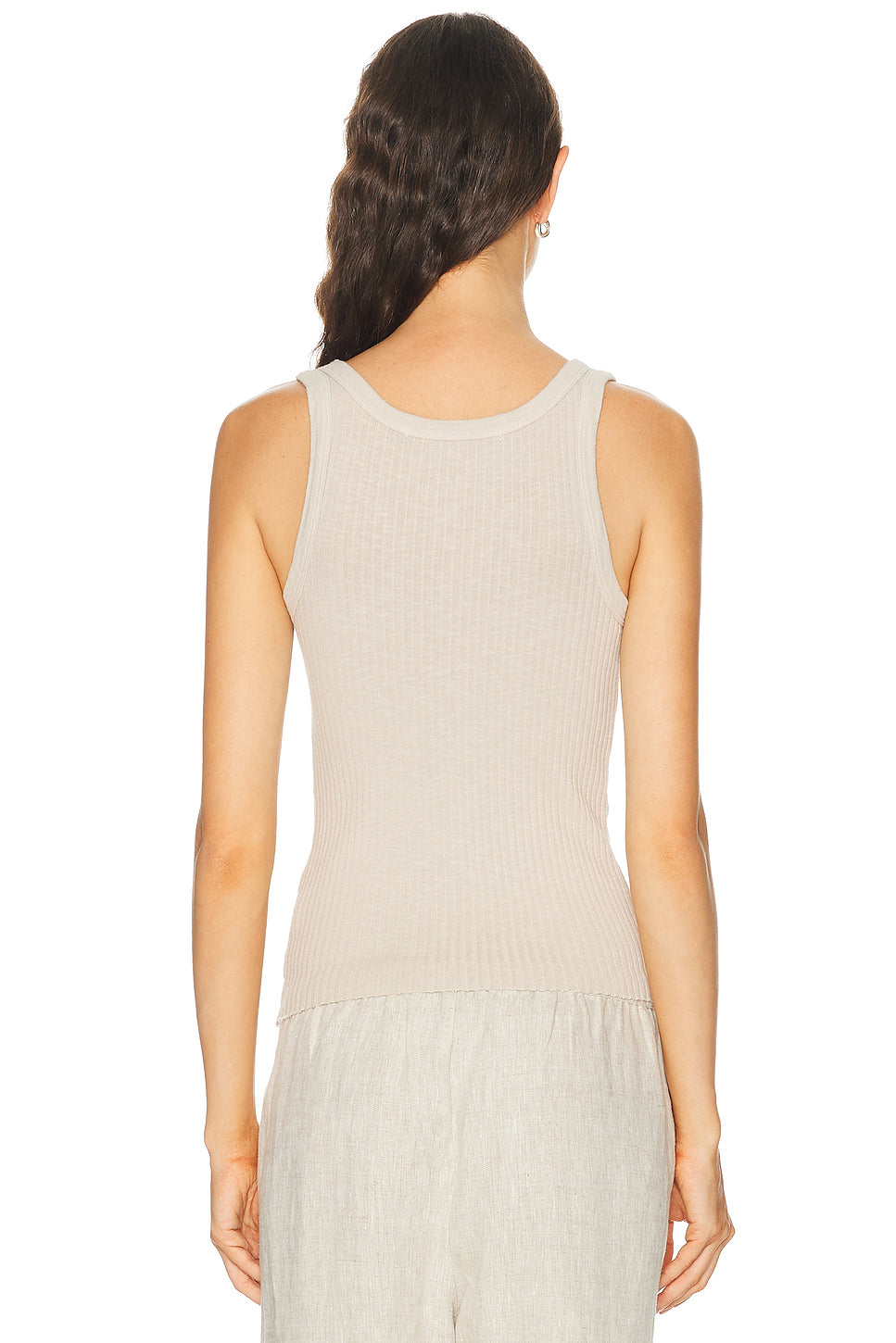 Military Rib Crop Tank Top
