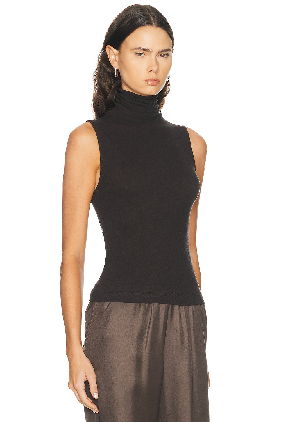 Cashmere Jersey Shell Top