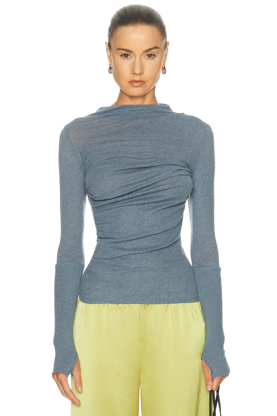 Cashmere Jersey Twist Top