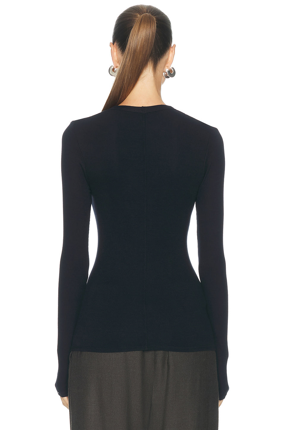 Silk Rib Essential U Top