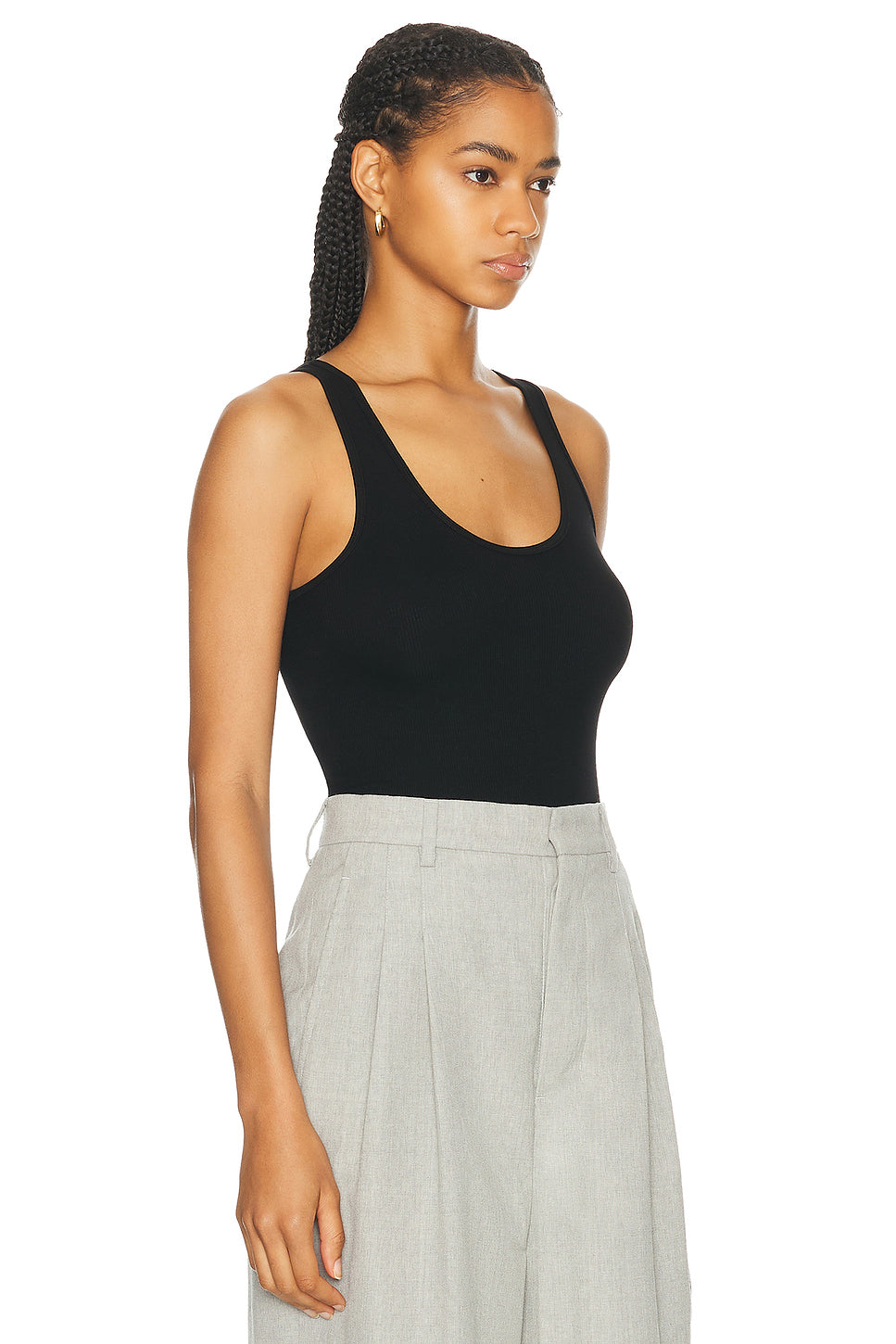 Stretch Silk Knit Tank