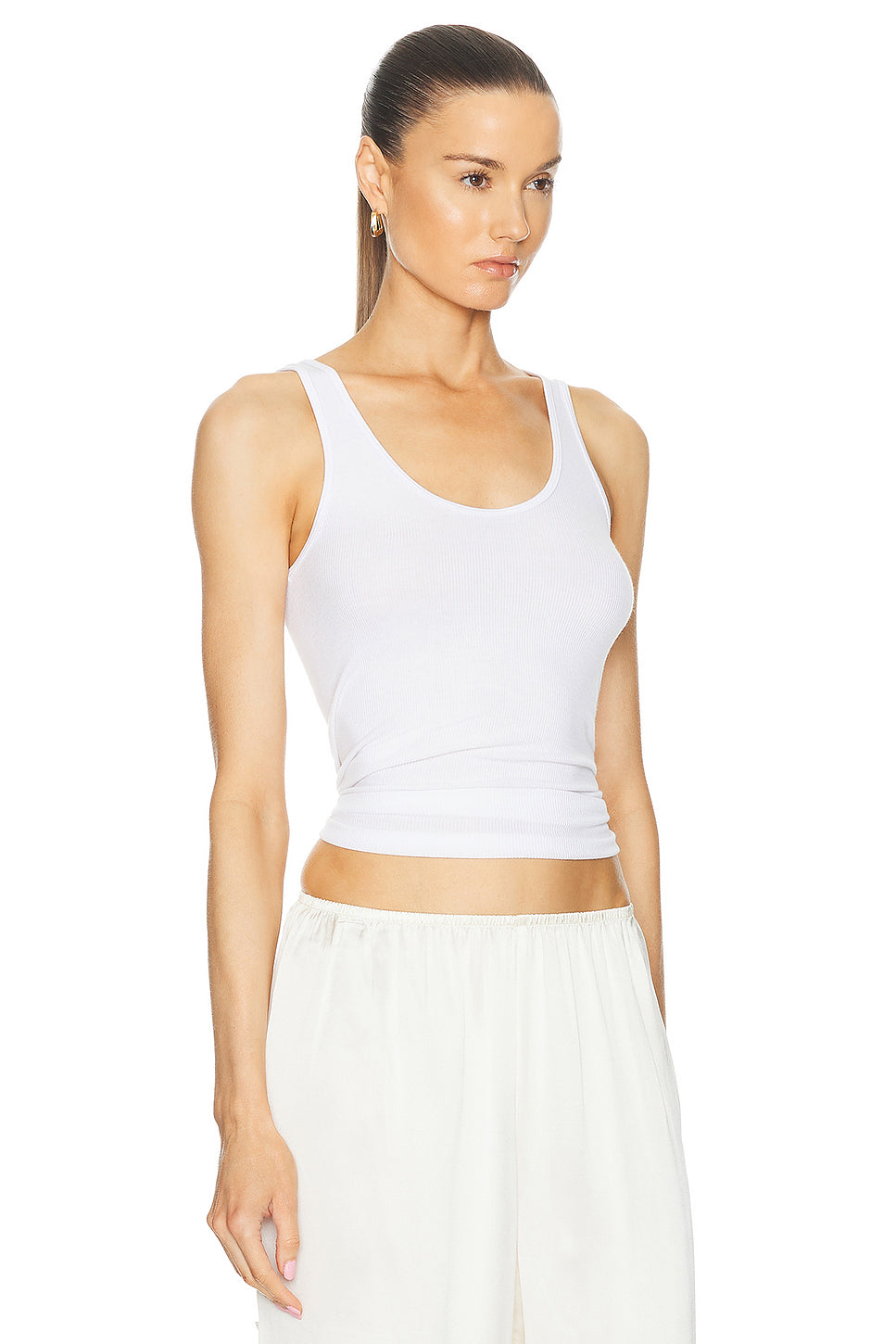 Stretch Silk Knit Tank