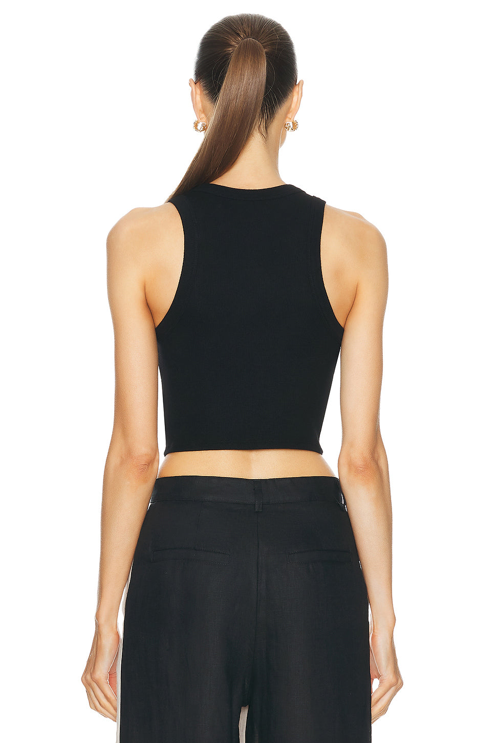 Cropped Bold Sheath Tank