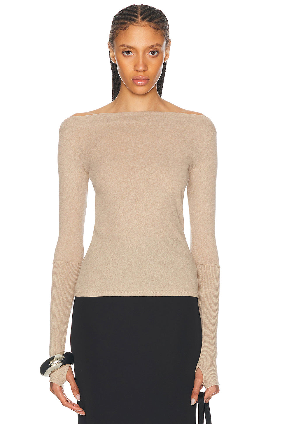 Cashmere Boatneck Top