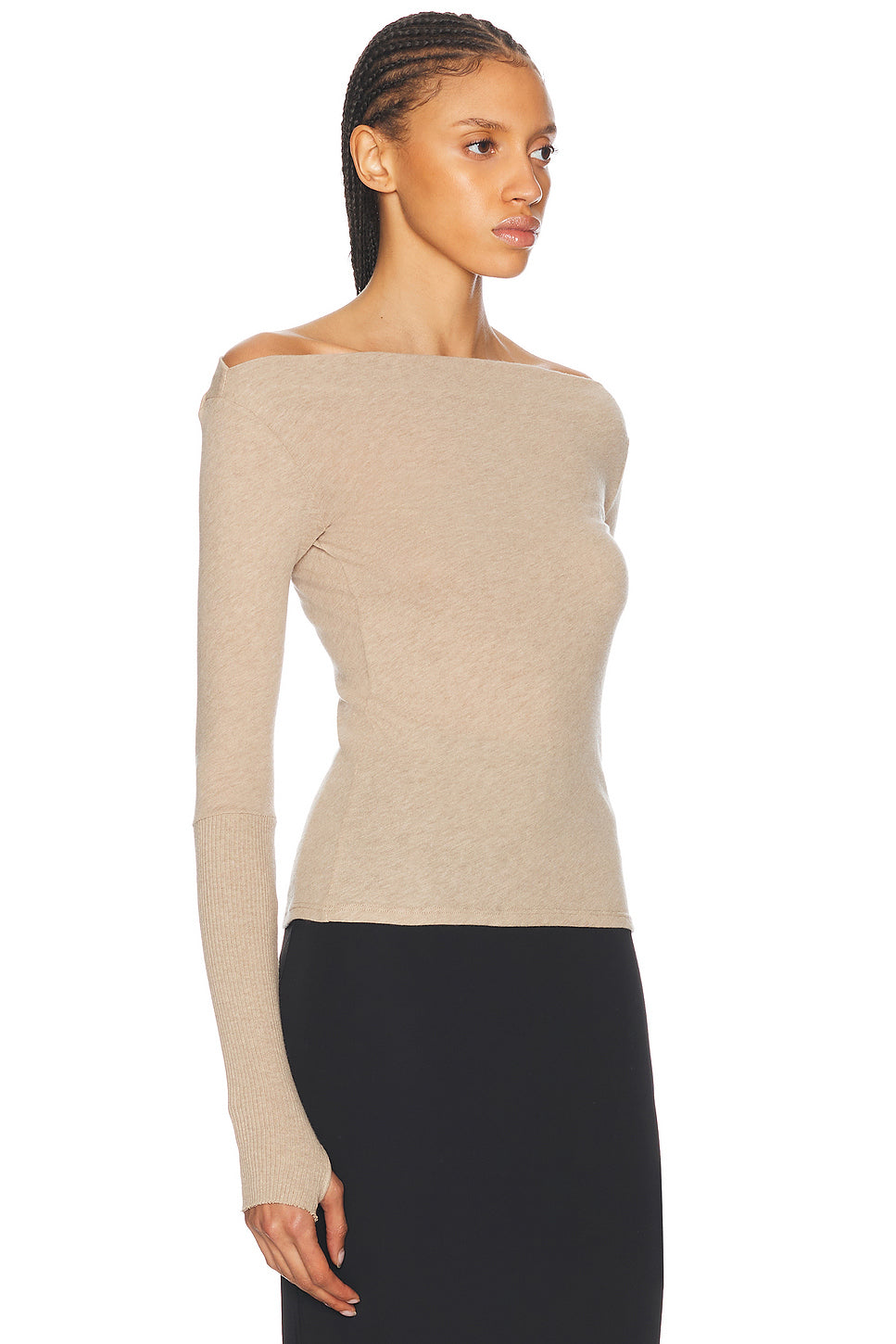 Cashmere Boatneck Top