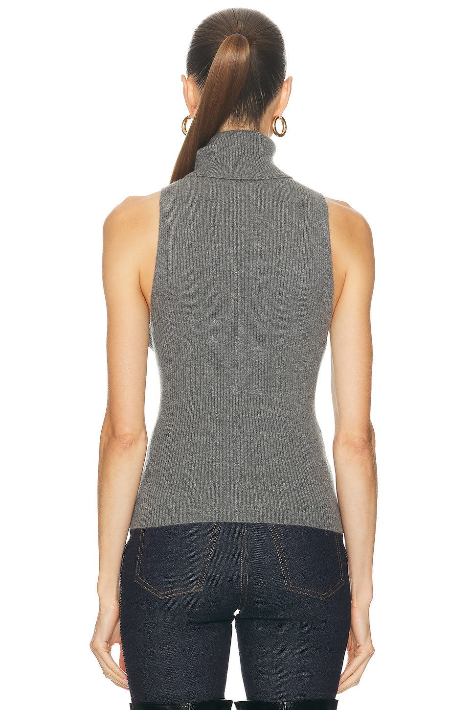 Knit Cashmere Sleeveless Top
