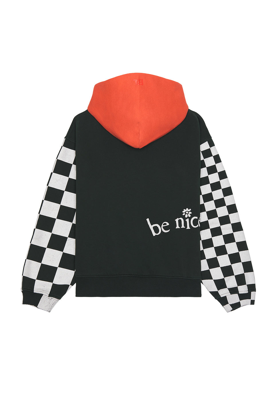 Men Venice Checker Sleeve Hoodie