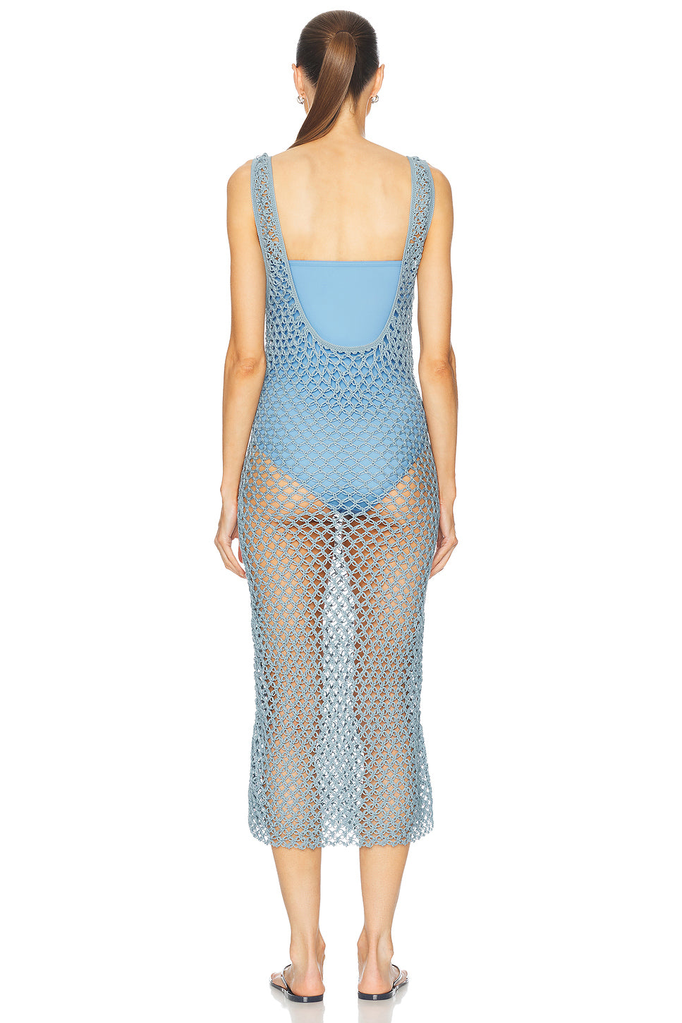 Illapa Crochet Midi Dress