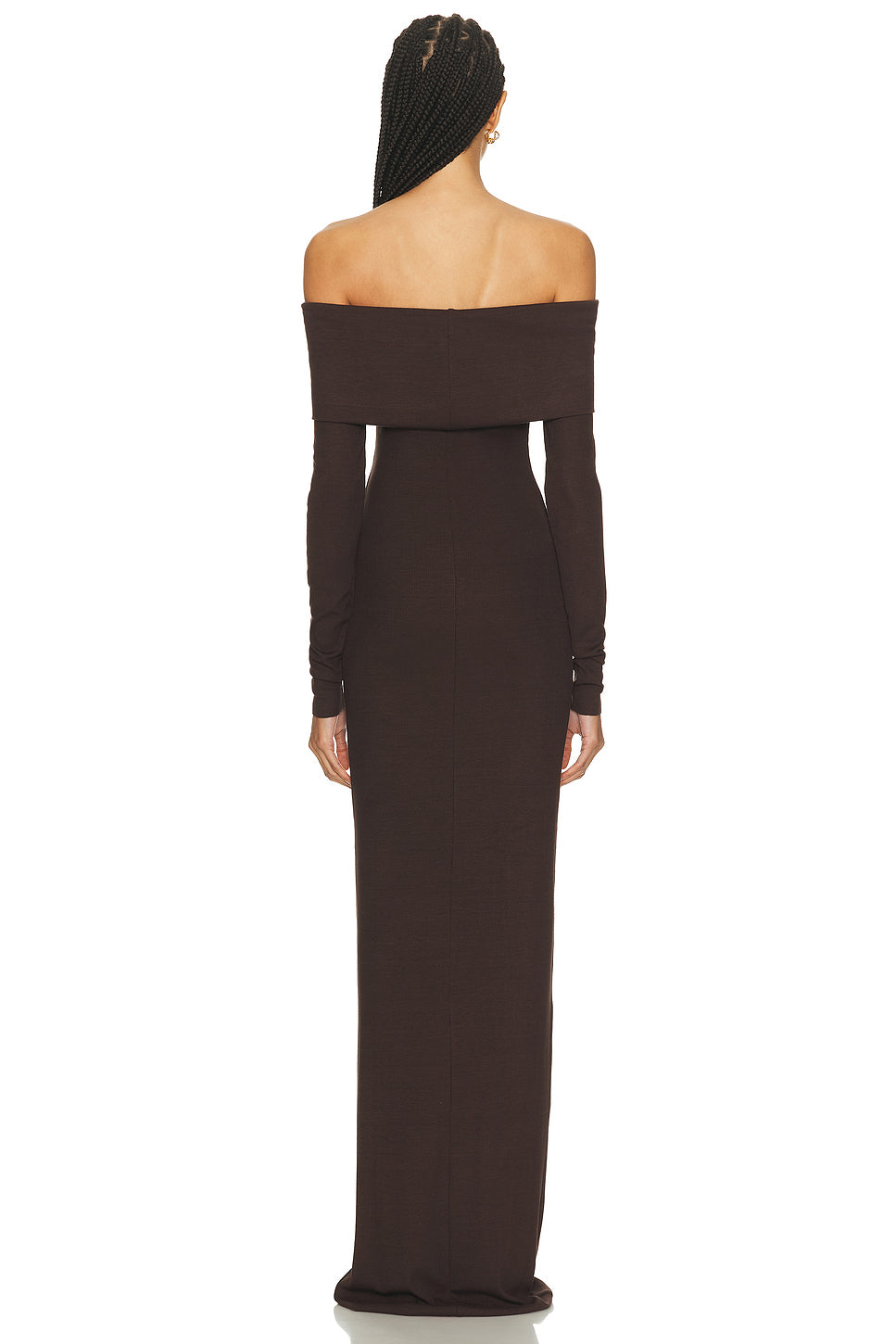 Long Sleeve Off Shoulder Maxi Dress