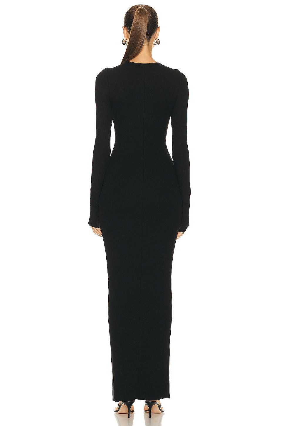 Long Sleeve Crewneck Maxi Dress