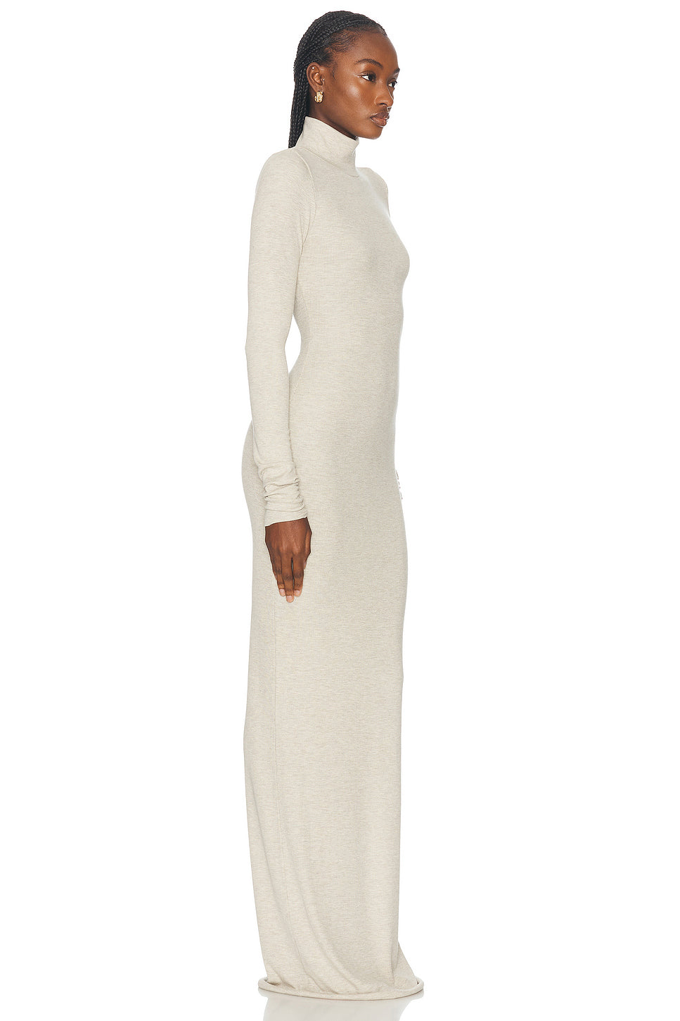 Long Sleeve Turtleneck Maxi Dress