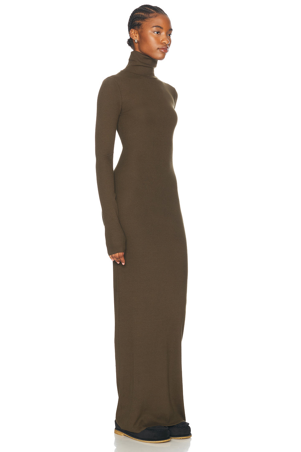 Long Sleeve Turtleneck Maxi Dress