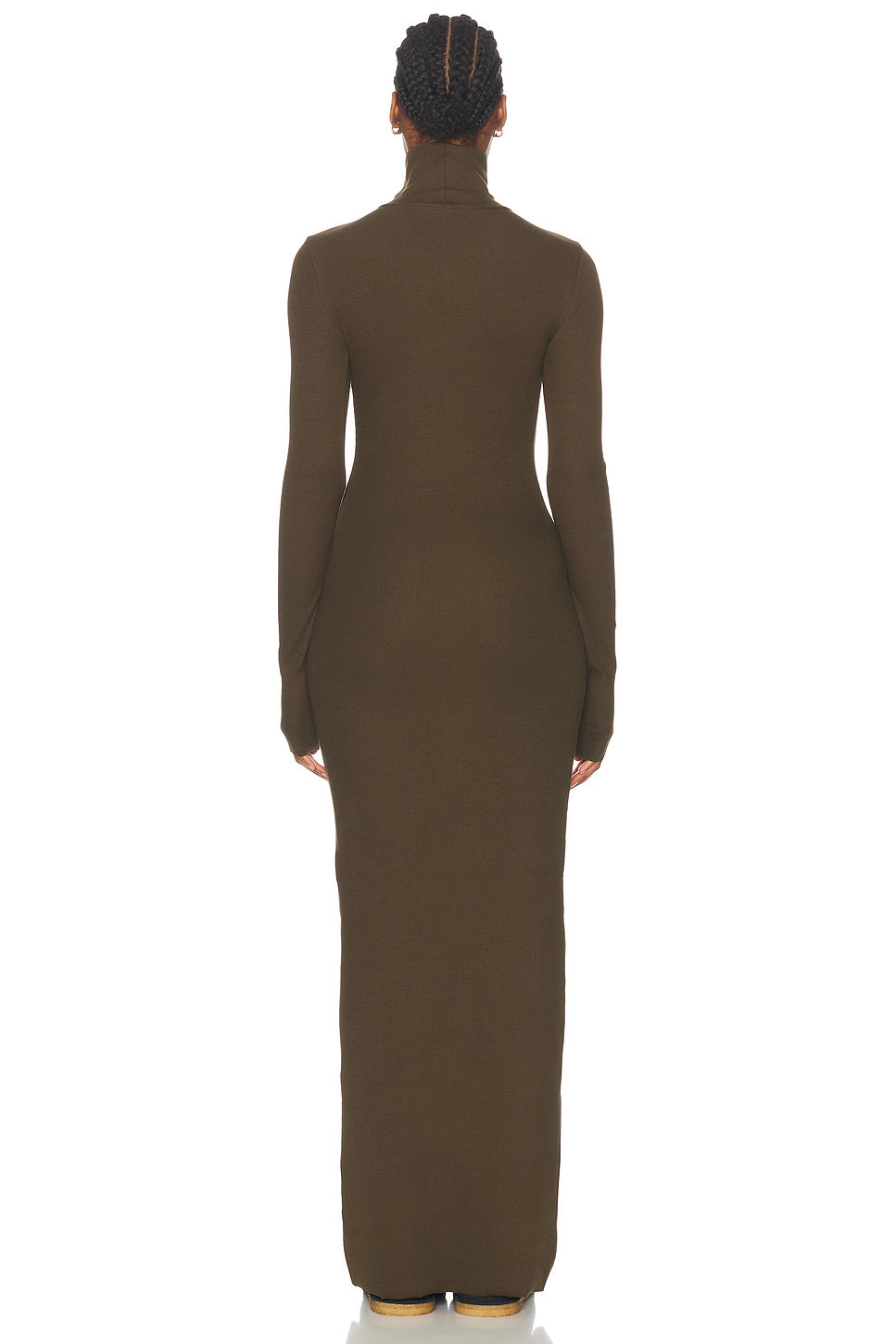 Long Sleeve Turtleneck Maxi Dress