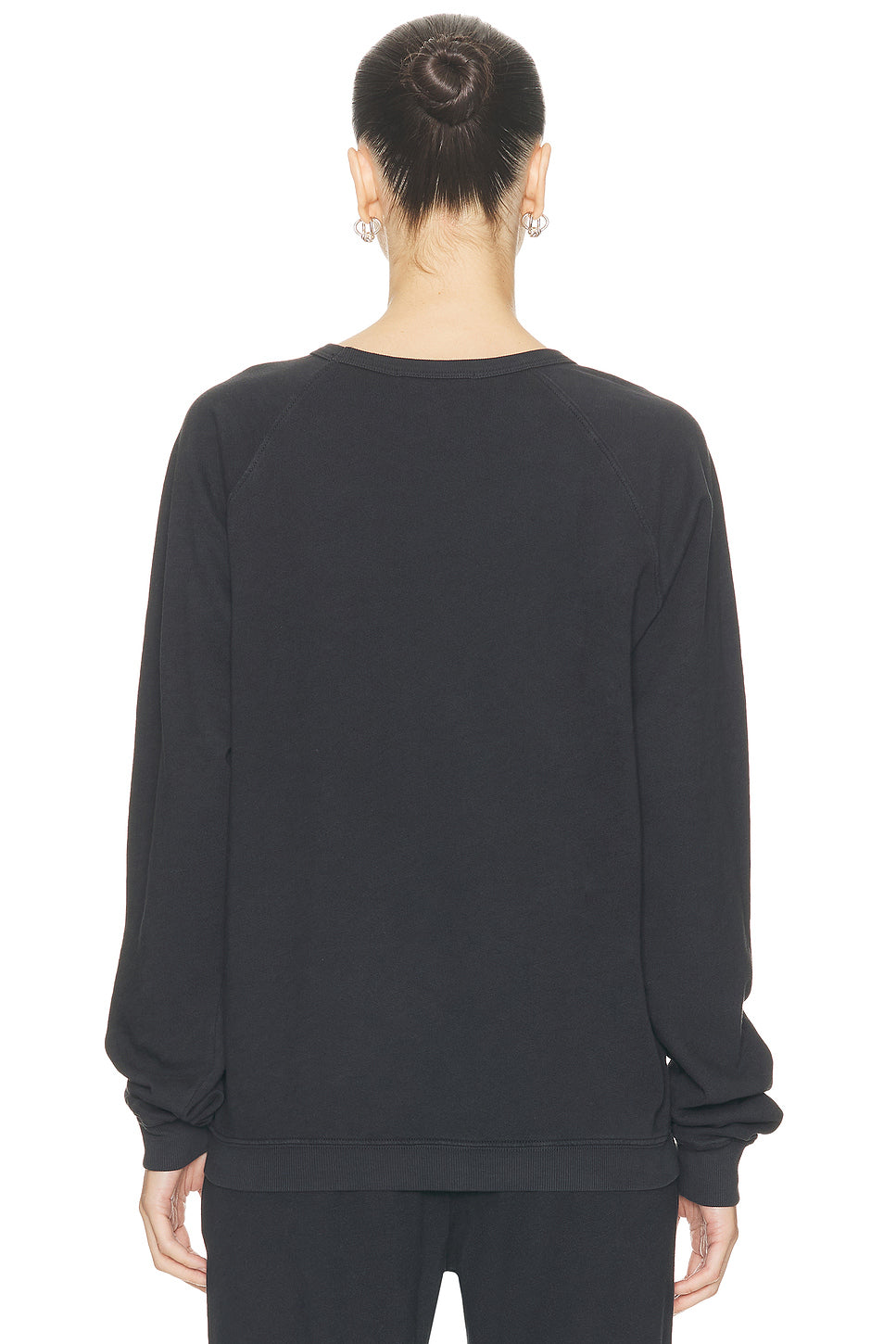 Oversized Lightweight French Terry Raglan Sweatshirt