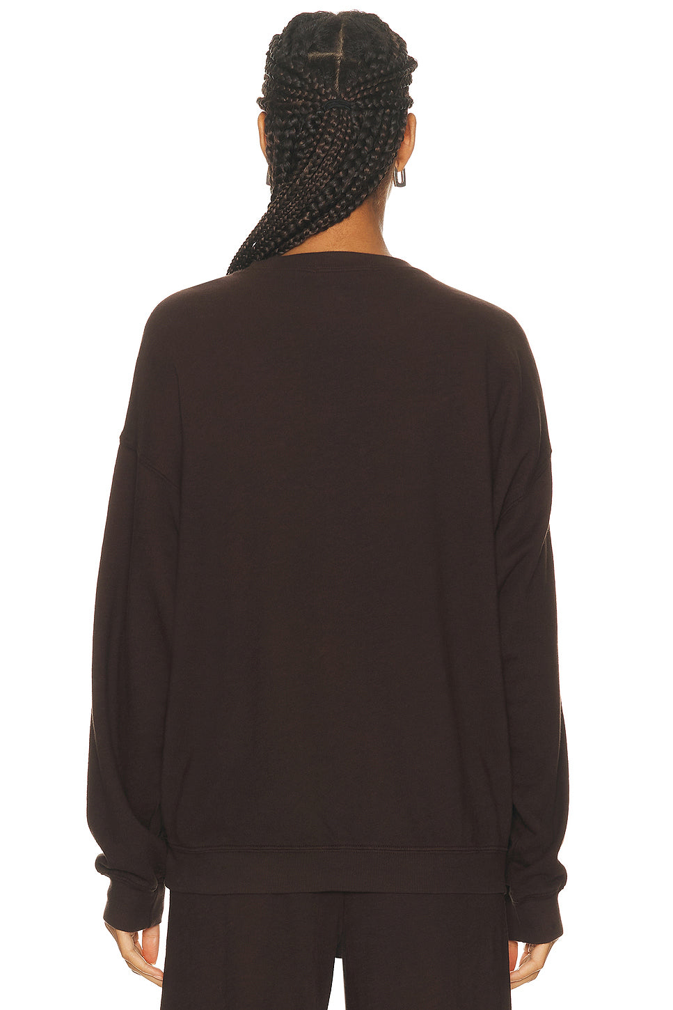 Oversized Lightweight French Terry Crewneck Sweatshirt