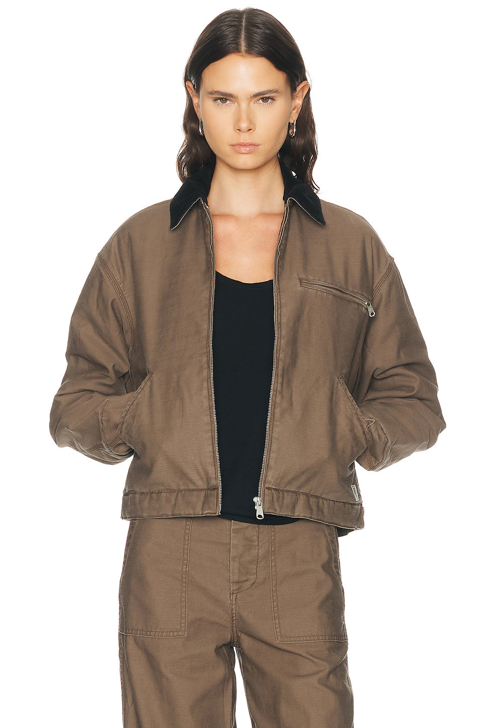 Cody Slub Cotton Sateen Jacket