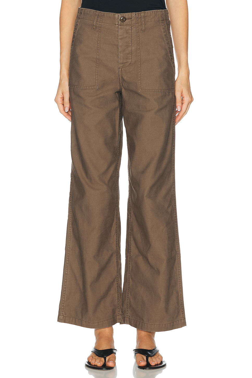 Banjo Slub Cotton Sateen Pant