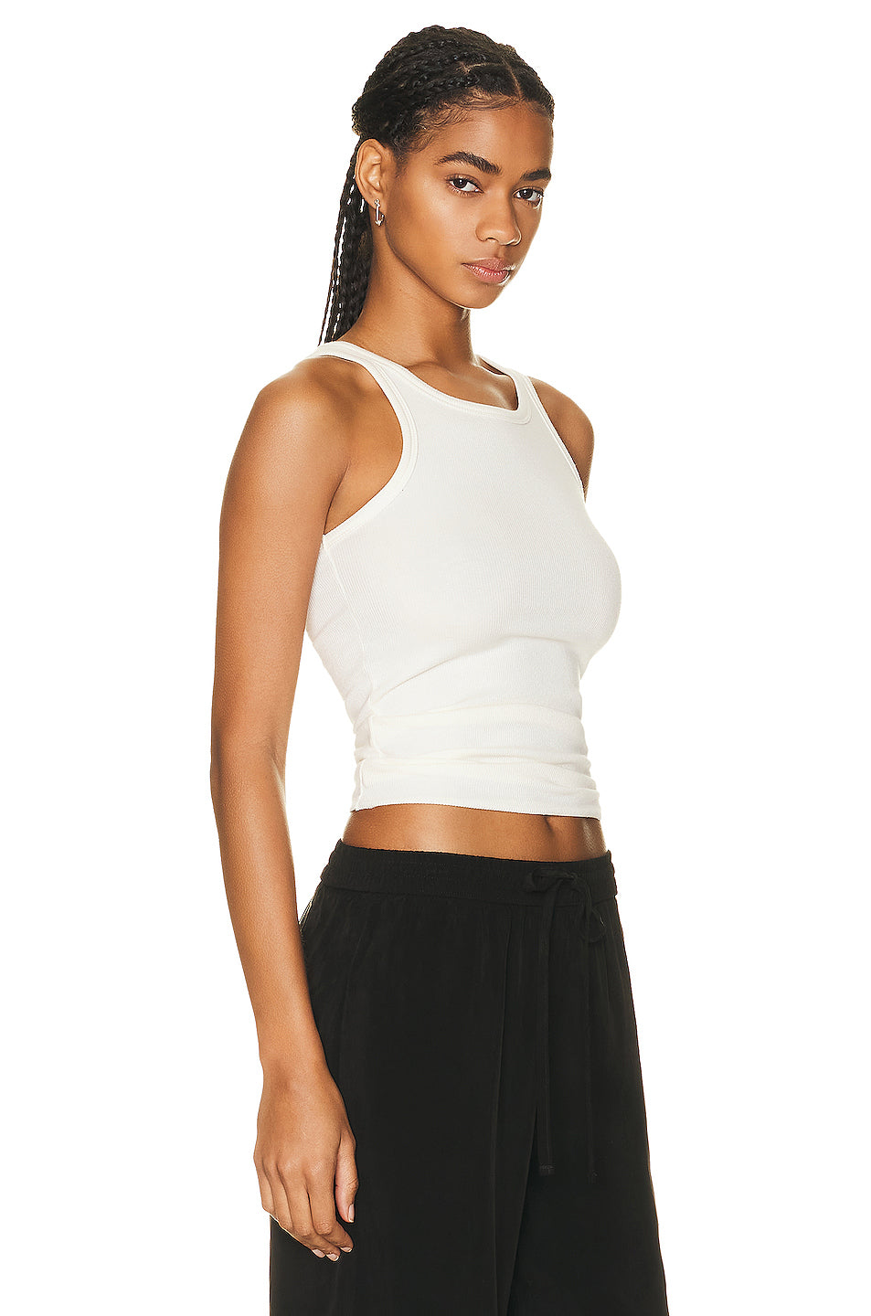 High Neck Fitted Tank Top